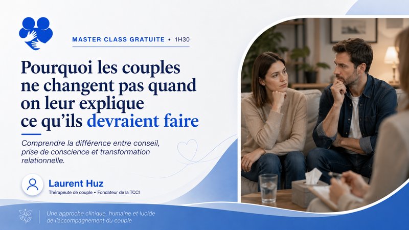 Pourquoi les couples ne changent pas quand on leur explique ce qu'ils devraient faire