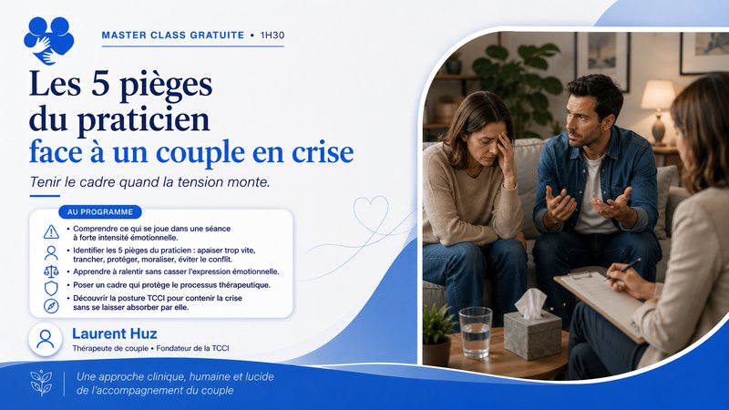Les 5 pièges du praticien face à un couple en crise