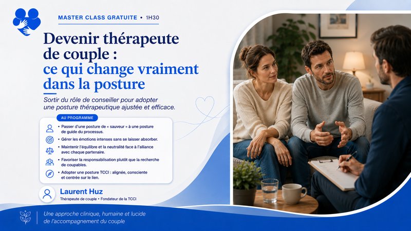 Devenir thérapeute de couple : ce qui change vraiment dans la posture